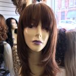 Copper brown wig skin top 2019 hairstyle Size 14 Photo 5