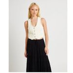 Rolla’s Dallas Denim Buttercream Vest New! Photo 1