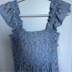 Altar'd State NEW Altar’d State Blue and Pink Floral Maxi Dress Size XS NWT Photo 6