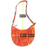 Nicole Miller Coral Satchel with Gold Studs & Braiding Photo 7