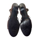 Etienne Aigner 3” Heel Strappy Open Toe Sling Back Dressy Sandal Brown Size 7M Photo 7