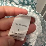 Mazik Green/Mint Animal Print Satin Short Sleeve Shift Dress size L Green Size L Photo 7