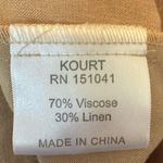 Kourt Tan Smocked Puff Sleeve Mini Dress Size XS Photo 6