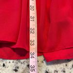 MSK Women's Red Tiered Ruffle Neck Short Sleeve Boho Chic Dress Size S Photo 6