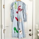 Stella Nova Million Dollar Baby Embroidered Circus Midi Dress Blue Size XS Photo 14