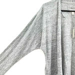 cupio NWT  size small gray open front‎ cardigan sweater with pockets Photo 2