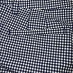 Talbots Perfect Short 10.5” Navy White Gingham Check Chino Shorts Size 14 Photo 6
