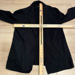 Quince  Women’s 100% Organic Cotton Knit Blazer Open Front Black Size XS Photo 3