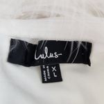 Lulus White Strapless Maxi Cocktail Dress with Feather Trim XL White Formal Gown Photo 6