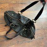 7 For All Mankind black leather shoulder bag Photo 5