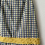 Skirtin Around Blue Yellow Plaid Vintage Pencil Skirt Women’s Size 8 USA Made Photo 2