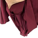 Charles Henry  Bell Sleeve Maroon Dress Size XS Photo 4