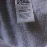 PINK - Victoria's Secret Pink VS Y2K VTG White Sweatshirt S Big Colorful Logo LS Spell Out Big Rainbow Photo 3