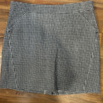 CHARLIE B Black and White Houndstooth Pencil Skirt Size 14 Photo 0