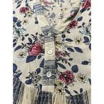 Figueroa And Flower Blouse Size P Medium Buttons Cottagecore Boho Peasant Modern Photo 5