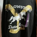 NWT Yellowstone Dutton Ranch Montana Y Cropped Sweatshirt XL Photo 0