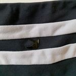 Glyder Black And Gray Striped Leggings Photo 4