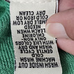 Shy Girl Y2K Mediterranean Green Medium Cutout Beaded Sweater Retro Romantic Photo 7