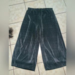 Anthropologie Postmark  sparkle evening cropped spring pants formal ribbed dress Photo 1