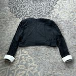 Talbots  Cropped Blazer Black 16 Photo 4