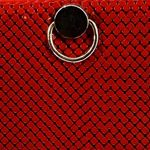 Bueno Vintage Scarlet Red Mesh Shoulder Bag Disco Photo 2