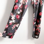 Abercrombie & Fitch Gray Floral Back Cutout Jumpsuit sz Small Photo 6