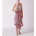 Derek‎ Lam 10 Crosby Dasha Halter Size 4 Red Photo 3