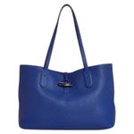 Longchamp  Le Roseau Essential Tote Bag Shoulder Bag Pebble Leather Blue Photo 3