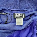 City Triangles Vintage Sparkly Blue Dress Photo 5