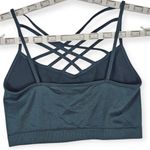 Zenana Outfitters Crisscross Back Dark Teal Sports Bra S Nylon/Spandex Photo 1