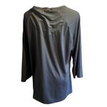 Ink & Ivy 3/4 Sleeve 3 Button Henley Teal Top. Women's Size XL Blue Photo 1