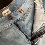 Sneak Peek wide leg Jeans,frilled hem,light wash, “tie dye project”gone wrong Blue Size 29 Photo 4