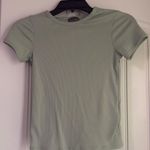 Olivia Rae  Green Cropped Tee Photo 0