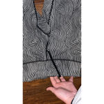 Nike Women’s  Zen Epic Run Cropped black and white leggings geometric workout Photo 2