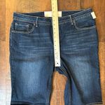 Boohoo FAMOUS GAZOZ knee length denim short, plus size 18, NWT Photo 5