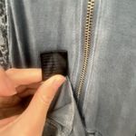 POL  Beckah Dress Midnight Dusty Blue Boho Dress Zipper Size M Photo 7