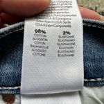 Mother The Stunner Ankle Fray Graffiti Girl jeans size 26 Blue Photo 6