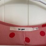 EUC | Mi Ami women’s pink polka dotted overlay tie blouse‎ — medium Photo 2
