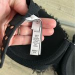 Victoria's Secret Victoria’s Secret Black Lace Dream Angels Laced Demi Bra 32 DDD/F Photo 4