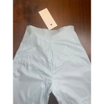 Paris Georgia Faux Leather Bootleg Pants in Mineral Blue Medium New Trousers Photo 7