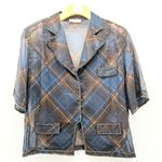 Dries Van Noten Beaded Plaid Blouse Photo 0