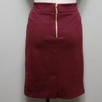 Michael Kors Michael burgundy ponte pencil skirt size 8 Photo 3