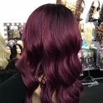 Wig Vibrant Burgundy Magenta Deep Wave New Wig Photo 3