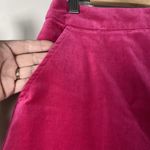 Boden Mimi Velvet Skirt Hot Pink Size 10 R Preppy Barbie Y2K Office Zip Classic Photo 1