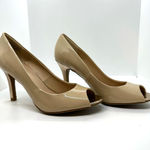 Mootsies Tootsies Peep Toe Nude Color Low Heel Open Toe heels size 8 Photo 1