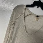 We The Free Free People Laguna Light Beige Thermal Long
Sleeve Top Women Size XS Thumb Holes Photo 4