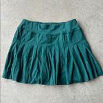 Moon Wood Plus Size Pleated Skirt High Waist with Shorts Sz XL Dark Green = Photo 1