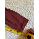 Athleta  maroon burgundy align soft workout leggings pockets medium Photo 4