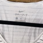 Nike White Dri‑Fit White Stripe Breeze Lightweight Running Shirt Women's Size XL Photo 5