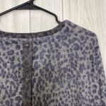 Democracy  Animal Print Button Back Sweater size M Medium Photo 9